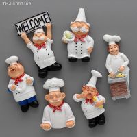 ☑△☊ Cartoon creative bread chef refrigerator magne 3d fridge magnets Cartoon character refrigerator stickers home decoration gifts