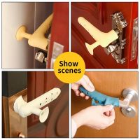 Anti-collision And Anti-static Silicone Door Handle Protective Cover Rubber suction cup free punch door handle gloves