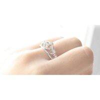 Hot Chic Fashion Inlaid Rhinestones Hollow Heart Love Crown Ring Gifts New