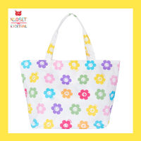 Kloset Etcetera Sunnyflower Signeture Tote M กระเป๋าคลอเส็ท ถุงผ้า  กระเป๋าผ้า กระเป๋าถือ กระเป๋าสะพาย กระเป๋าแฟชั่นผู้หญิง กระเป๋าเอนกประสงค์