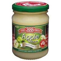 Premium items? Three Threes Apple Sauce 250g ซอสแอปเปิ้ลแบบบดละเอียด จากประเทศออสเตรเลีย 250 กรัม