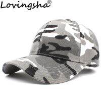 [Hat vendor]LOVINGSHA หมวก Snapback ของผู้หญิงผู้ชายดีไซน์หมวกเบสบอลลายพรางสำหรับฤดูHat vendorปรับได้เฉดแดด AD099หมวกสำหรับฤดูใบไม้ผลิขายดี