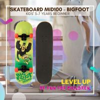 OXELO สเก็ตบอร์ด รุ่น Mid 100 BIGFOOT (สีเขียว) สำหรับเด็ก SKATEBOARD LONGBOARD WAVEBOARD สเก็ตบอร์ด ลองบอร์ด เวฟบอร์ด