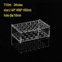 24 holes x dia 16mm Plastic Transparent Lab Test Tube Holder Test Tube Rack/Shelf For Centrifugal Tube for lab supplies