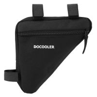 Docooler สามเหลี่ยมขี่จักรยานจักรยานจักรยานด้านหน้าอานหลอดกรอบกระเป๋าที่วางกระเป๋ากลางแจ้ง