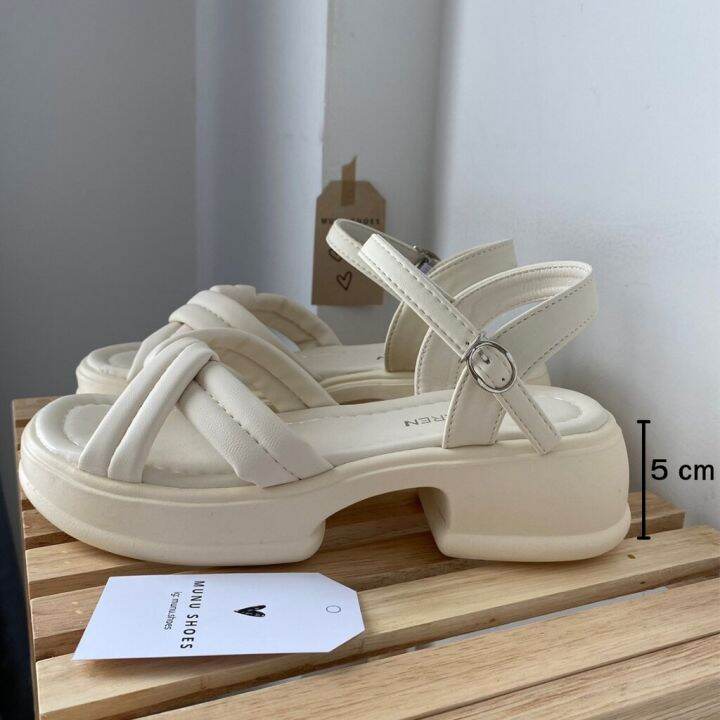 พร้อมส่ง-fairy-style-sandals-รองเท้ารัดส้นสไตล์เกาหลี