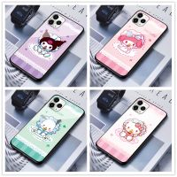 เคสโทรศัพท์ VIVO V20 SE Pro Y16 V21E V21 4G T1 V23 T1X 5G V19 V17น่ารักลาย Hello Kitty Pachacco ลาย Cinnamoroll กระจกอย่างหนาเคสกันกระแทก