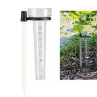 เครื่องวัดฝนกลางแจ้งเครื่องวัดฝนพลาสติกพร้อมตัวยึด Rain Collector Garden Farm Rainfall 35Mm Capacity 9.5 Inch