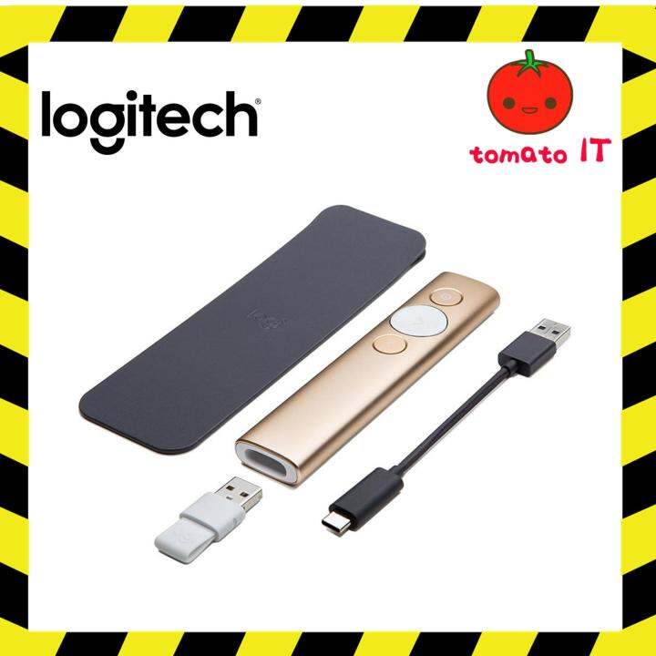 Logitech Spotlight Presentation RemoteGold Lazada