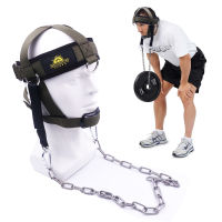 Multifunction Neck Workout Head Harness for Home Weight Lifting Strength Powerlifting Barbell with Chin Pad Fitness Equipment