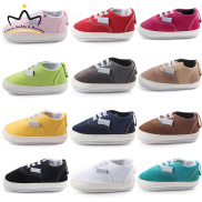 New Non-slip Rubber Soled Baby Boy Shoes Solid Color Cotton Retro Baby