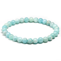 AAA Natural Amazonite Stone Bead Bracelets Women Men Jewelry Gemstones Bracelet Christmas for Girls Lucky Gift Drop Shipping