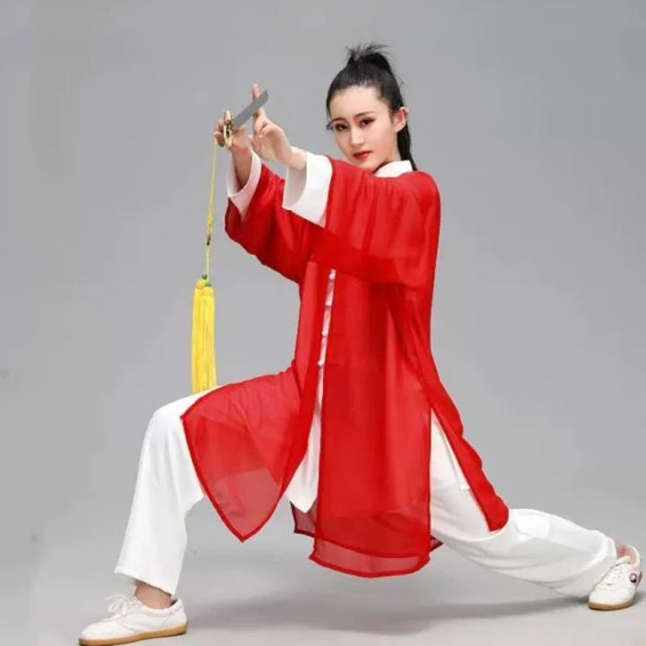เสื้อคลุมไทชิ2023จากจีนที่มีคุณภาพสูงชุดกังฟูสำหรับผู้หญิงและผู้ชาย