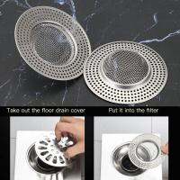 【Ready Stock/COD】Kitchen Hair Clean Up Anti Clog Floor Drain Sewer Waste Catcher Drain Filter Sink Strainer Mesh Trap