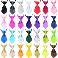 Wholesale 50100300 Dog Cat Transer Adjustable Dog Cat Pet Cloth Adorable Grooming Tie Necktie 28 Pure Colors Grooming Bow Tie