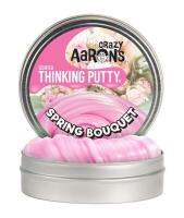 Crazy Aaron s Thinking Putty รุ่น LIMITED: SPRING 2018 -SPRING BOUQUET - สีชมพูประกายมุก มีกลิ่นหอมของดอกไม้ กระปุก 4"ขนาดใหญ่ ดินน้ำมันวิทยาศาสตร์ ไม่มีวันแห้ง เด้งได้ ปั้นได้