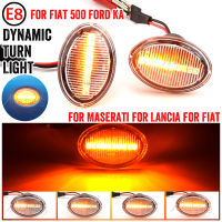 2X LED ไฟเลี้ยวด้านข้างไฟเลี้ยวสำหรับ Fiat 4S 63 3P ใหม่500 Abarth Ford Ka desde Lancia ypsilon Maserati