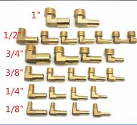 1PCS/3PCS Brass Hose Barb Fitting Elbow 6 16mm To 1/4 1/8 1/2 3/8 BSP Male Thread Barbed Coupling Connector Joint Adapter