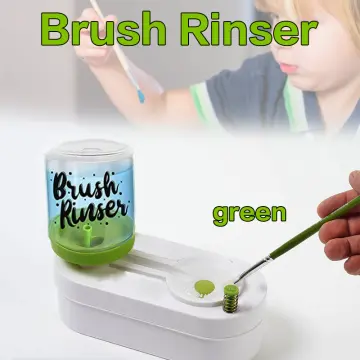 1pc Paint Brush Rinser Cleaner Running Water Cycle Brush Rinser