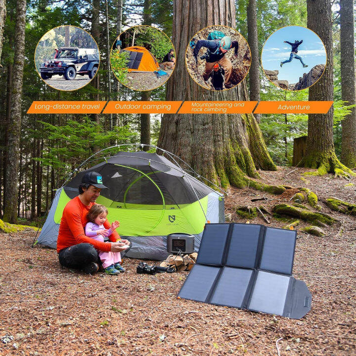 flexsolar-60w-portable-foldable-solar-panel-charger-kit-dual-usb-a-qc3-0-usb-c-dc-output-ports-waterproof-sunpower-panels-for-camping-compatible-with-cellphones-laptop-ipad-power-station-etc-c60