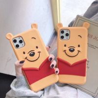 Huawei Y9s Y9 2019 Nova 3 Nova 3i Nova 4 Nova 7 P30 / P30 Pro Honor 8X 3D Cute Cartoon Winnie the Pooh เคสมือถือซิลิโคนลายหมีพูห์ สำหรับ