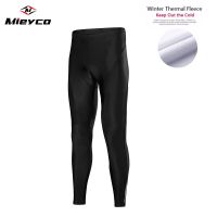 【CW】 Men 39;s Winter Thermal Fleece Cycling Pants With Gel Pad Tights MTB Bike Downhill Bicycle Trousers