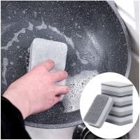 5ชิ้นฟองน้ำล้างจานทำความสะอาดหม้อถูสนิมลบฟองน้ำเช็ดคราบโฟกัสชุดแปรงทำความสะอาดฟองน้ำอุปกรณ์เสริม