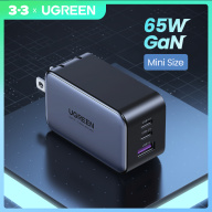 UGREEN 65W GaN PD Fast Charger Quick Charge 2C1A 2 Type C 1 USB A Charger thumbnail