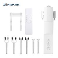 【YD】 Zemismart Tuya Zigbee Electric Curtain Driver Rechargeable Roman Rod I Type Curtains