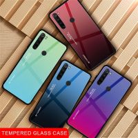 เคสโทรศัพท์ แบบกระจกนิรภัย ไล่โทนสี สําหรับ Xiaomi Redmi Note 8 Pro 8T Note8 Note8Pro QC7311628