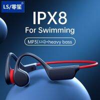 LS ว่ายน้ำกระดูกหูฟังคอนดักชันบลูทูธไร้สาย IPX8กันน้ำ32GB เครื่องเล่น Hifi MP3 X7ชุดหูฟังเฮดโฟนพร้อมไมค์