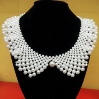 【cw】 Fake Collar Beads Detachable for Bride Decorate False ！