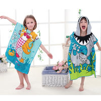 Terry Childrens Bathrobe Kids Bath Towel Baby Bath Towel with Hooded Bathing Shower Robes for Boys Toddler Night Gowns Costume