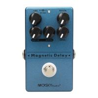 AA Mosky Guitar Effect Pedal Magnetic Echo Delay Electric True Bypass 5 Knobs Guitar Parts Pedals Distortion Pedal Overdrive