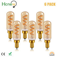 Edison Spiral Light LED Bulb E14 LED Light T25 4W Cooker Hood Filament Lamp Extractor Fan Bulb Warm White Dimmable Lighting 220V