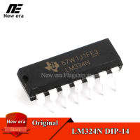 10Pcs Original LM324N DIP-14 LN324 DIP14เครื่องขยายเสียงปฏิบัติการ IC ใหม่