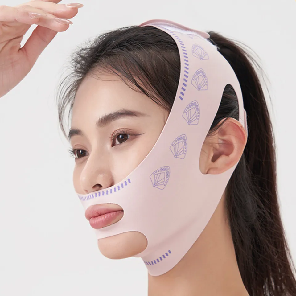 V-Line Shaping Bandage Breathable Face Thin Mask Cheek Lift Up Face Reduce  Double Chin Anti Wrinkle Face Bandage