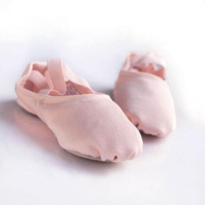 hot-dt-ballet-shoes-pointe-for-stretch-canvas-slippers-split-sole-flats-dancing