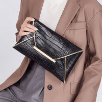 Fashion Women Alligator Snake Print Envelope PU Leather Envelope Bag Casual Ladies Small Handbags Purse Clutches Square NEW