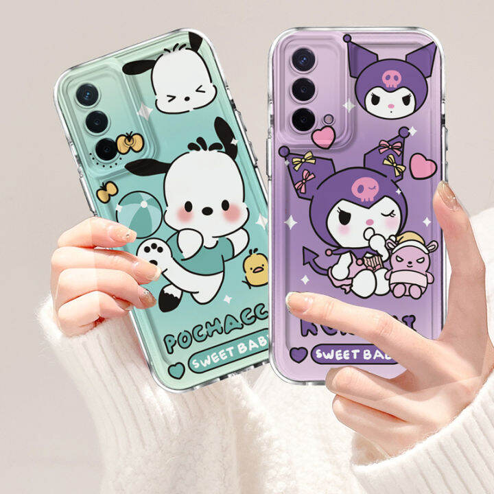 การ์ตูนน่ารักใหม่เคสโทรศัพท์สำหรับ-oppo-a95-4g-a98-a78-5g-reno-5f-a96-a94-a76-a78-a74-a58-4g-a16-a16k-a52-a92ปลอกใสลาย-hello-kitty-เคสใสนุ่มเคสโทรศัพท์อวกาศ