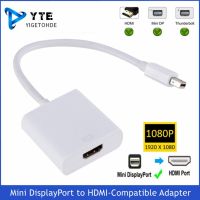 YIGETOHDE Mini DisplayPort Display Port to HDMI-Compatible Adapter Cable Thunderbolt 2 HDMI Converter For MacBook Air 13 Surface Adapters Adapters