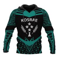 Xzx180305 2021 West 3D printing Kosrae tribal tattoo unique Unisex streetwear Harajuku men women Pullover hoodies / Sweatshirt / zipper Ops