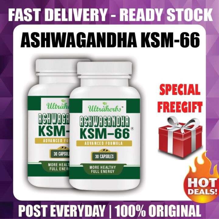 Ksm 66 Ashwagandha Herbal Supplement | Lazada