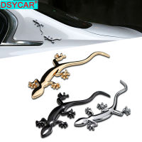 DSYCAR 1Pcs 3D โลหะ Gecko รถด้านข้าง Fender ด้านหลัง Trunk Emblem Badge สติกเกอร์สำหรับ JEEP BMW Nissan Audi VW Ford Honda รถใหม่