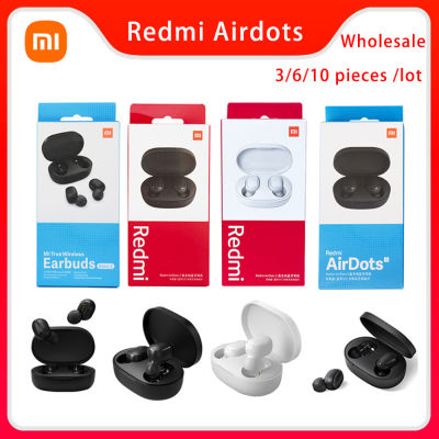 3610 Pieces Xiaomi Redmi AirDots 2 Noise Reduction with Mic AI Control White Redmi AirDots S True Wireless Headset Wholesale