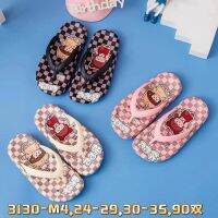3130-M4 รองเท้าเด็กลายคิมิโนโตะแบบหนีบ มีพร้อมส่ง
