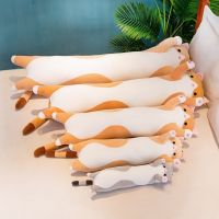 ❃▼ Cute Soft Long Cat Pillow Plush Toys Stuffed Office Break Jumbo Cats Nap Sleeping Pillow Cushion Plushies Gift Dolls For Kids