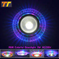 LED Colorful downlight COB AC100-230V 3W 5W 7W 9W 110V 220Vled ceiling downlight rainbow RGB lamp ceiling spot light Magic color  by Hs2023