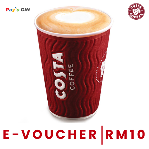 Costa Coffee eVoucher RM10 (Retail Store) 30 days validity Lazada