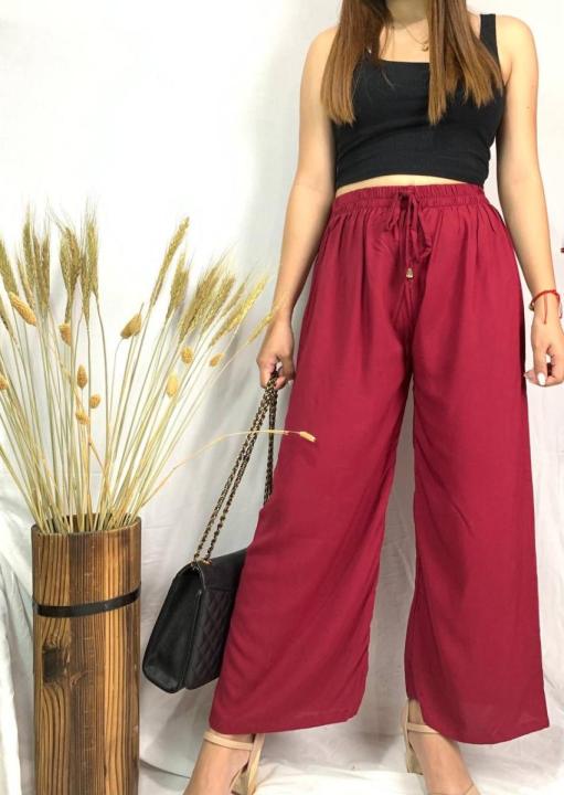 Challis Square Pants For Women 2021 Fashion Style Size S-L Waistline ...